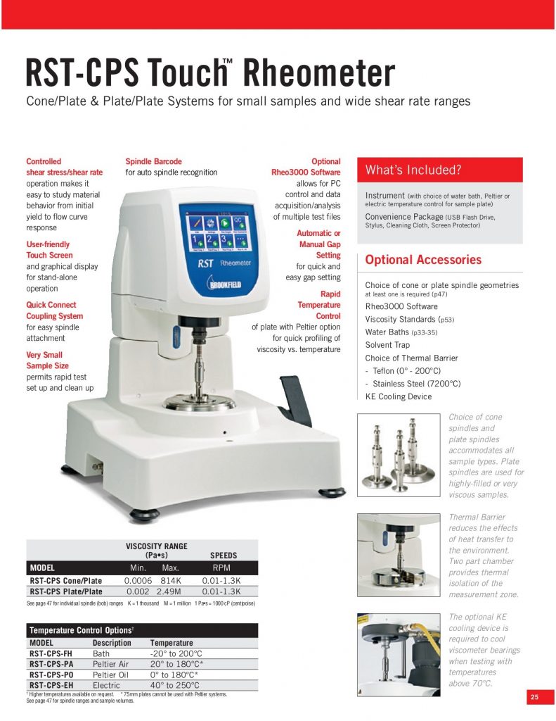 BROOKFIELD RST-CPS- RHEOMETER-BROOKFIELD VIỆT NAM